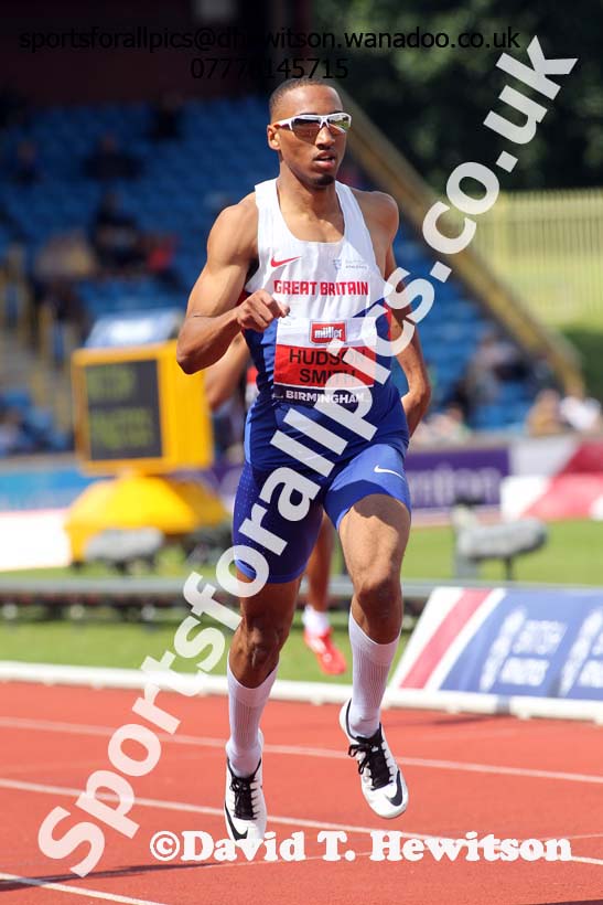 Mens 100 metres, British Championships, Birmingham. Photo: David T. Hewitson/Sports for All Pics